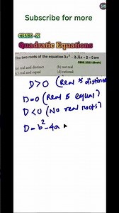 #Quadratic equations most repeated problems based on the nature of roots...🥰🥰