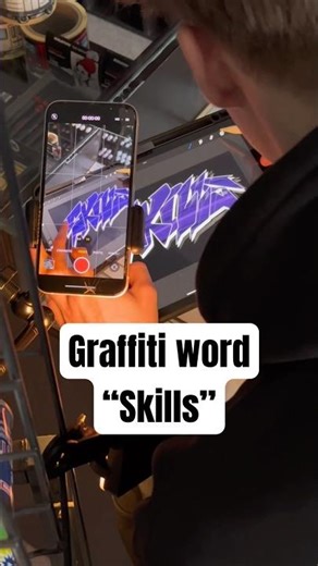 “Skills” throw up tutorial by Enderm #graffiti