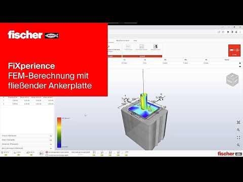 How-To: FEM-Berechnung mit fließender Ankerplatte