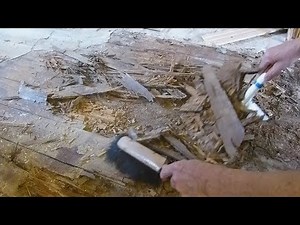 Total destruction of our wooden floors due to water damage