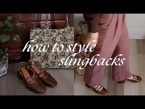 Slingback shoes 101: Elevate your style with Effortless Elegance