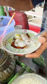 Dawet Gunungkidul, a filling portion costs only Rp. 7,500 #shorts #foodie
