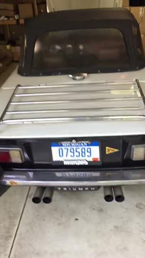 Triumph TR6 Trunk Lid Strut Kit