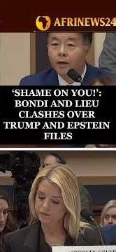 Bondi and Lieu clashes over Trump and Epstein files #pambondi #donaldtrump #epsteinfiles #us #usa
