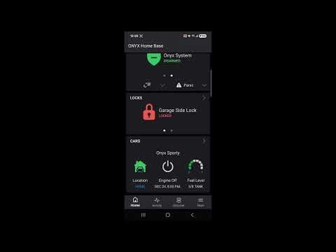 Alarm.com App - Tutorial - Basic Use Of App