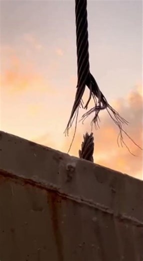 Crane Load Drops Near Worker #comedy #viral #shorts #funny #humor