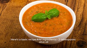 Tomato basil soup recipe