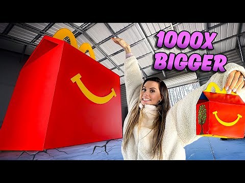 I BUILT WORLDS LARGEST HAPPY MEAL *$10,000*