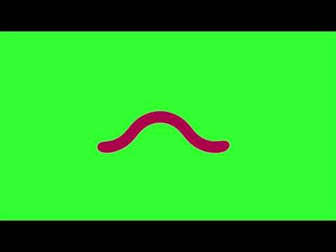 Worm Animation Green Screen