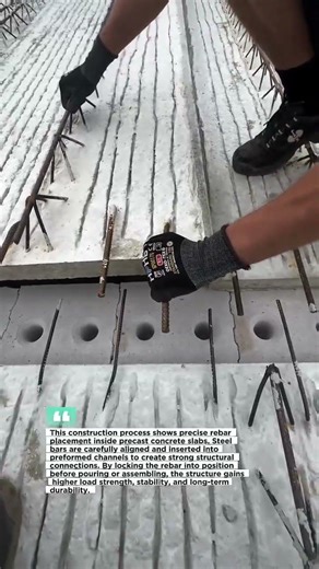 Smart Rebar Placement for Strong Concrete Slabs #Construction #Concrete #BuilderLife