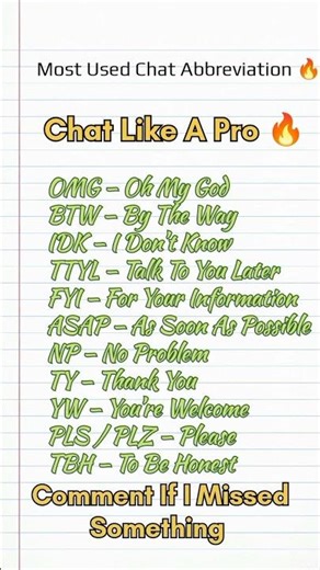 Chat Like A Pro 🔥#shorts#chat#fullform