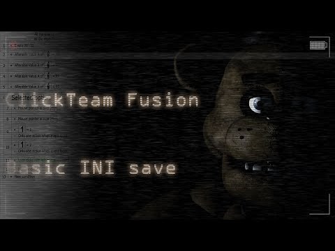 Clickteam Fusion 2.5 FNAF | INI Saving