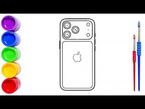 Apple iPhone 17 Pro/Pro Max Drawing in Easy Steps | Let's Learn How to Draw Apple iPhone