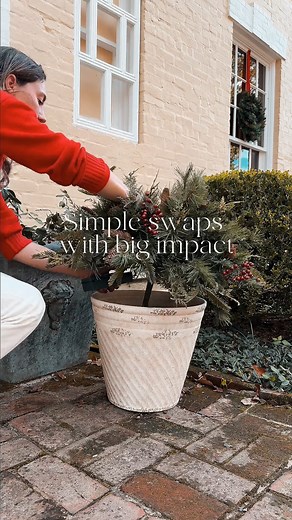 The easiest way to elevate your holiday décor? A few intentional swaps. Think full, lush garlands; wreaths that don't shed, perfectly shaped boxwoods; and accents that make your home feel warm without the extra work. Less stress; more holiday. #holidaydecor #christmasdecor #christmasdecorating #tistheseason | Celestial Lights | Facebook
