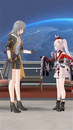 The loser has to have a balloon placed on his butt, the winner has to pop it...#hsr #hoyoverse