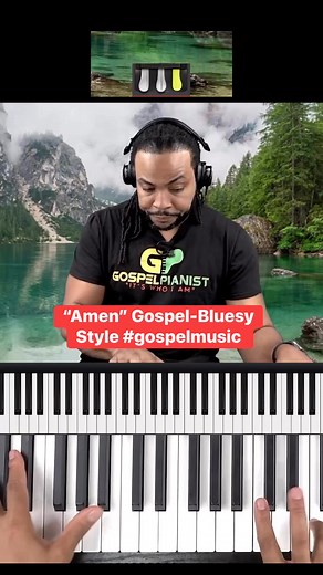 “Amen” Gospel-Bluesy Style #gospelmusic #gosplemusicians #gospelpianist #gospelsingers #gospelpiano | Piano lesson With Warren