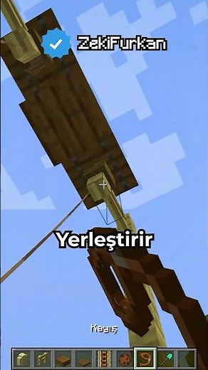 How to make a working swing in Minecraft? ⛏💎