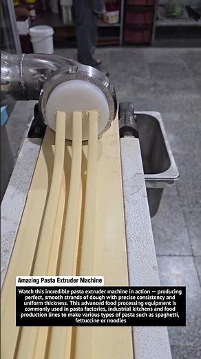 Amazing Pasta Extruder Machine – Perfect Noodle Making Process | Satisfying Food Factory Technology