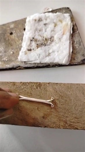 Making a silver ring shank.💍✨ #SilverSmithing ​#HandmadeJewelry ​#JewelryMaking ​#RingShank | Krishna Chrowdhruy