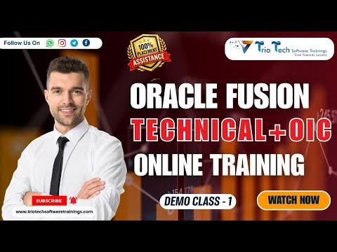 Oracle Fusion Technical + OIC Training | Oracle Integration Cloud Online Training Demo - 1