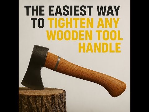The Easiest Way to Tighten Any Wooden Tool Handle