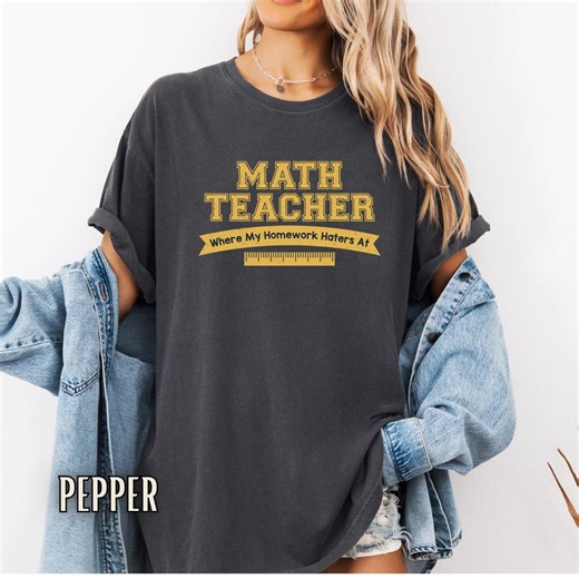 Math Teacher Shirt, Where My Homework Haters At, Funny Educator Gift, Appreciation Tee - Etsy