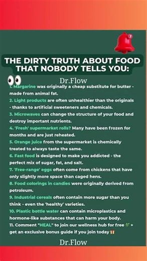 ⚠️ The Dirty Truth About Food Nobody Tells You 🍽️