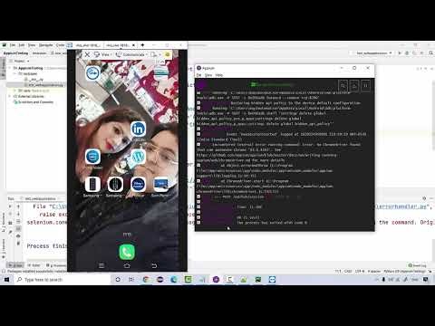 Appium Python - Running the very first test on a Web browser