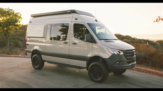 The Compass Is a Go-Anywhere Camper Van With a Tiny yet Super Efficient Interior Design