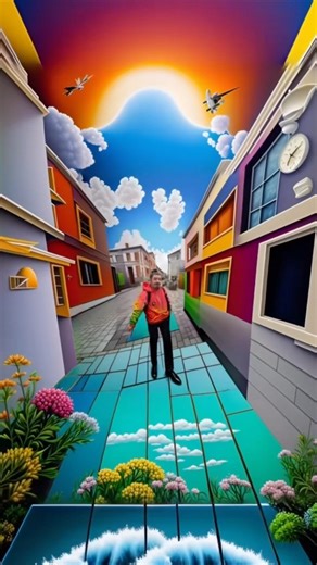 Surreal zoom effect #surreal #trippy #viral