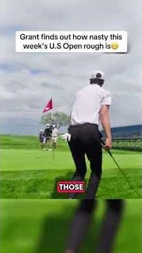Grant Struggles With US Open Rough! 😬⛳