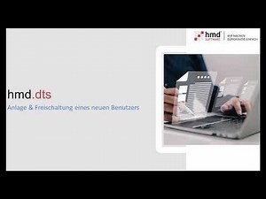 hmd.dts - Benutzer und Kategorien anlegen