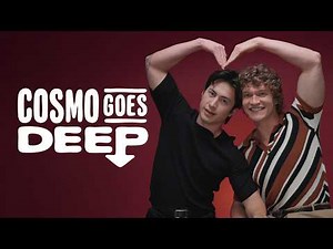 Heated Rivalry's Connor Storrie and Hudson Williams Answer Rapid-Fire Questions | Cosmo Goes Deep