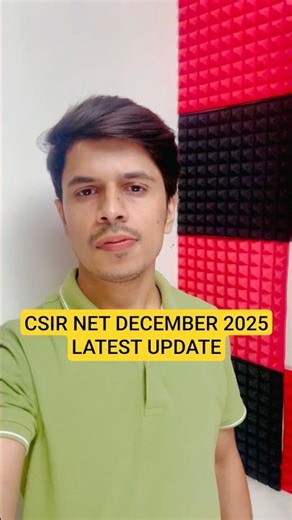 CSIR NET December 2025 latest update #shorts #csirnet2025 #madchemclasses