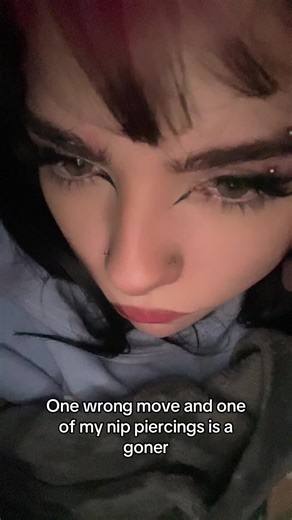 I love her tho so I’ll allow it, the amount of times she’s gotten it has me shocked they haven’t rejected #nipplepiercing #fyp