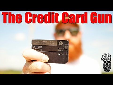 Life Card 22LR Credit Card Gun First Shots Wt PewView
