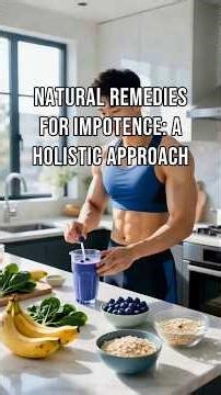 Natural Remedies for Impotence: A Holistic Approach