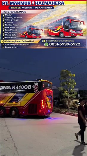 Tiket Bus Makmur Halmahera: Booking Mudah untuk Medan-Dumai