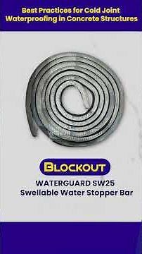 Best Practices for Cold Joint Waterproofing in Concrete Structures