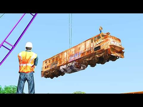 We transported the Amtrak P30CH!