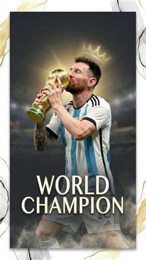 Not just AI… it’s a legacy 💫Inspired by greatness like Lionel Messi 🐐From dreams to WORLD CHAMPION 🏆