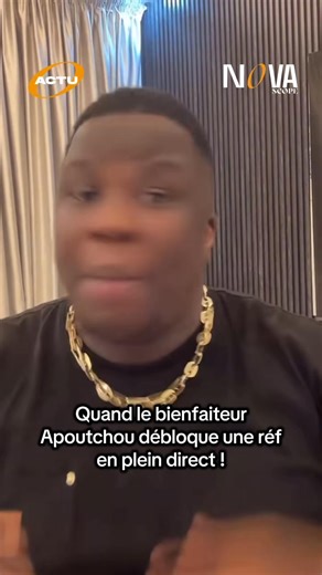 😂🔥 Quand le bienfaiteur Apoutchou débloque une réf en plein direct ! Toujours aussi imprévisible, Apoutchou National sait comment faire vibrer ses lives entre humour, générosité et punchlines légendaires 🎙️💸🇨🇮 #ApoutchouNational #LiveShow #RefDébloquée #foryoupage❤️❤️ #tiktokcotedivoire🇨🇮 | NovaScope Média