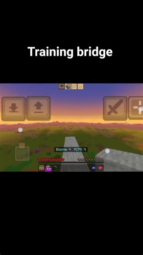 training bridge Minecraft Mcpe