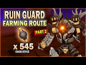 All Ruin Guards Locations - Efficient Farming Route - Inazuma & Sumeru Area - Part 2 | Genshin