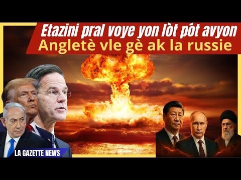 Etazini pral voye yon lòt pót avyon sou iran ,Angletè vle gè ak la russie