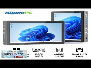 Higole F9B Pro 7'' N100 Mini PC with Touch Screen Windows 11 Review