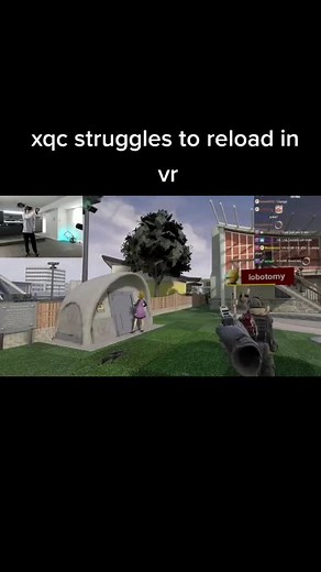 Xqc VR Reload Struggles
