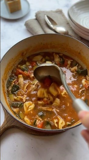 Chicken Tortellini Soup Recipe