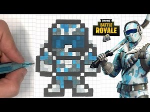 TUTO PIXEL ART - PILOTE ARCTIQUE FORTNITE