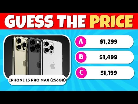 Guess the Price in 10 Seconds! ⏱️📱💻🎮 Most People FAIL This Price Quiz! 😬💰